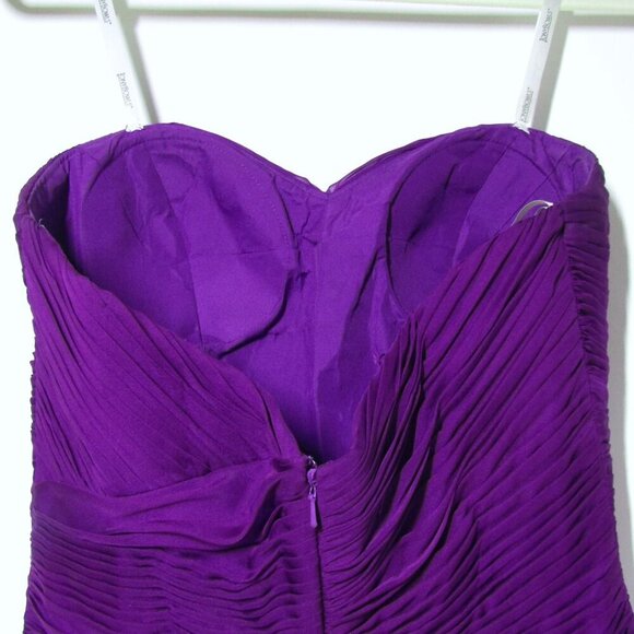 TONY BOWLS 8 STRAPLESS Ruffle Whimsigoth Fairy PROM Party Purple Romantic Dress - Picture 5 of 11